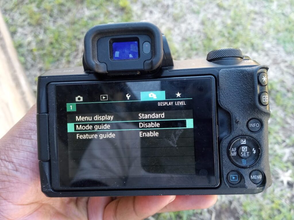 The best settings for video on the canon M50