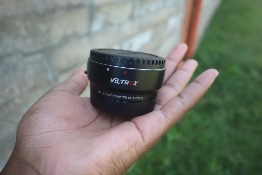 VILTROX EF-EOS M - Adaptador de enfoque automático para montaje en o