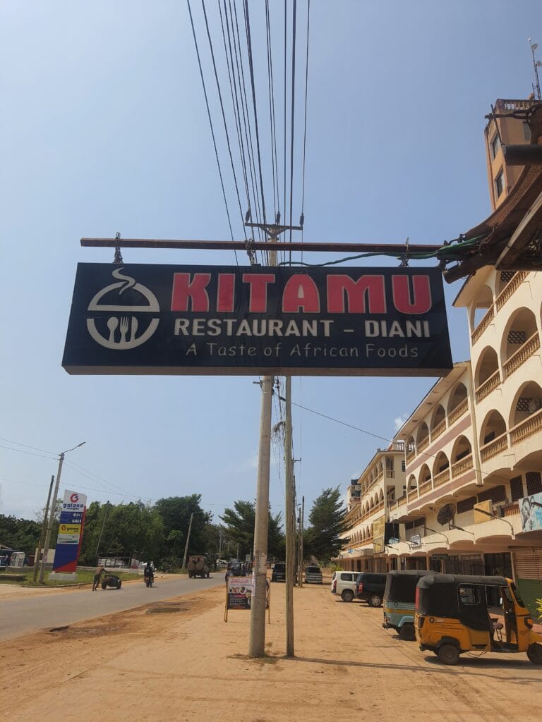 20250807_110643 Kitamu restaurant in Diani, an eatery close to where Is stayed